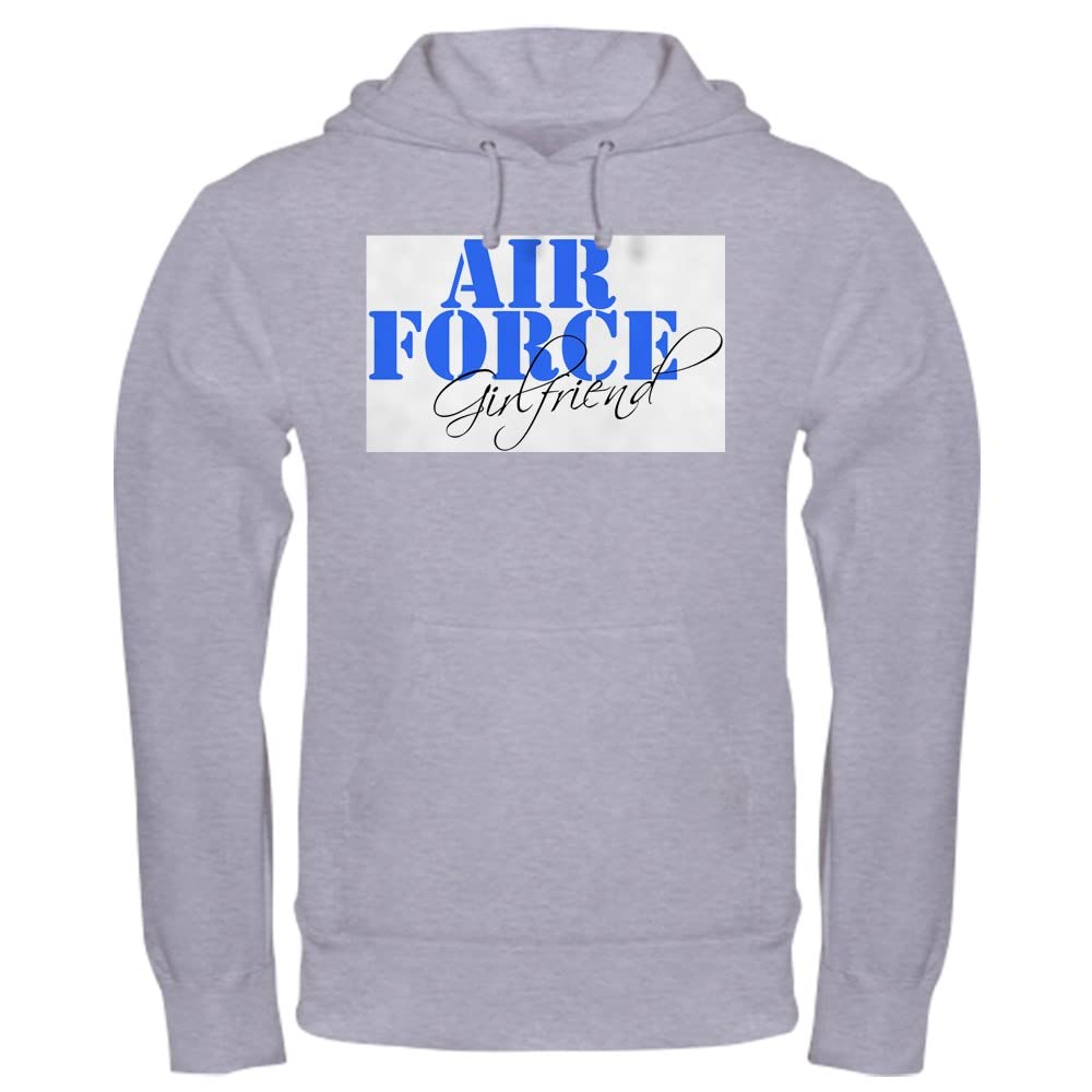 Air Force Girlfriend Hooded Sweatshirt - Comfortable Military Apparel for Women | Perfect for Military Support, Casual Wear & Gifts