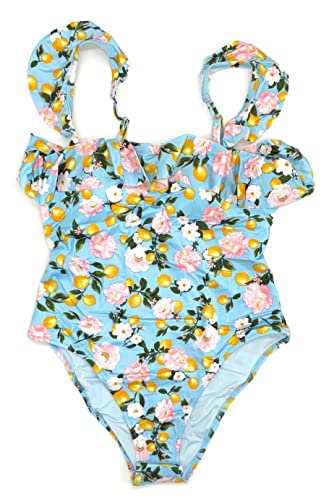 Ruffled Blue Floral
