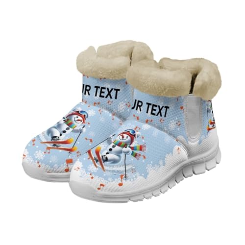 Funny Snowman Blue