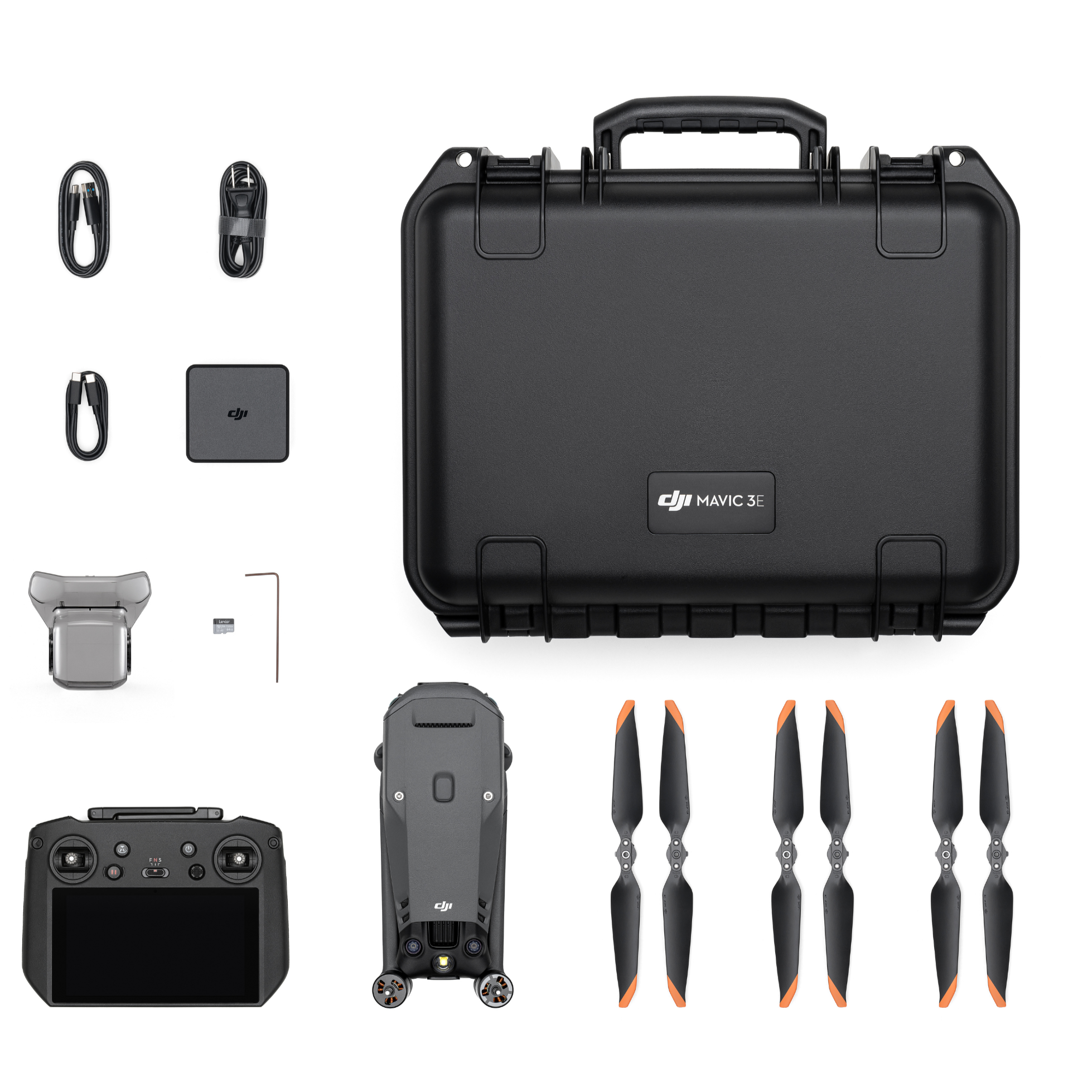 DJI Mavic 3 Enterprise RTK Drone Bundle with Basic Warranty - High Precision Mapping & Aerial Photography for Construction, Surveying & Search & Rescue Operations