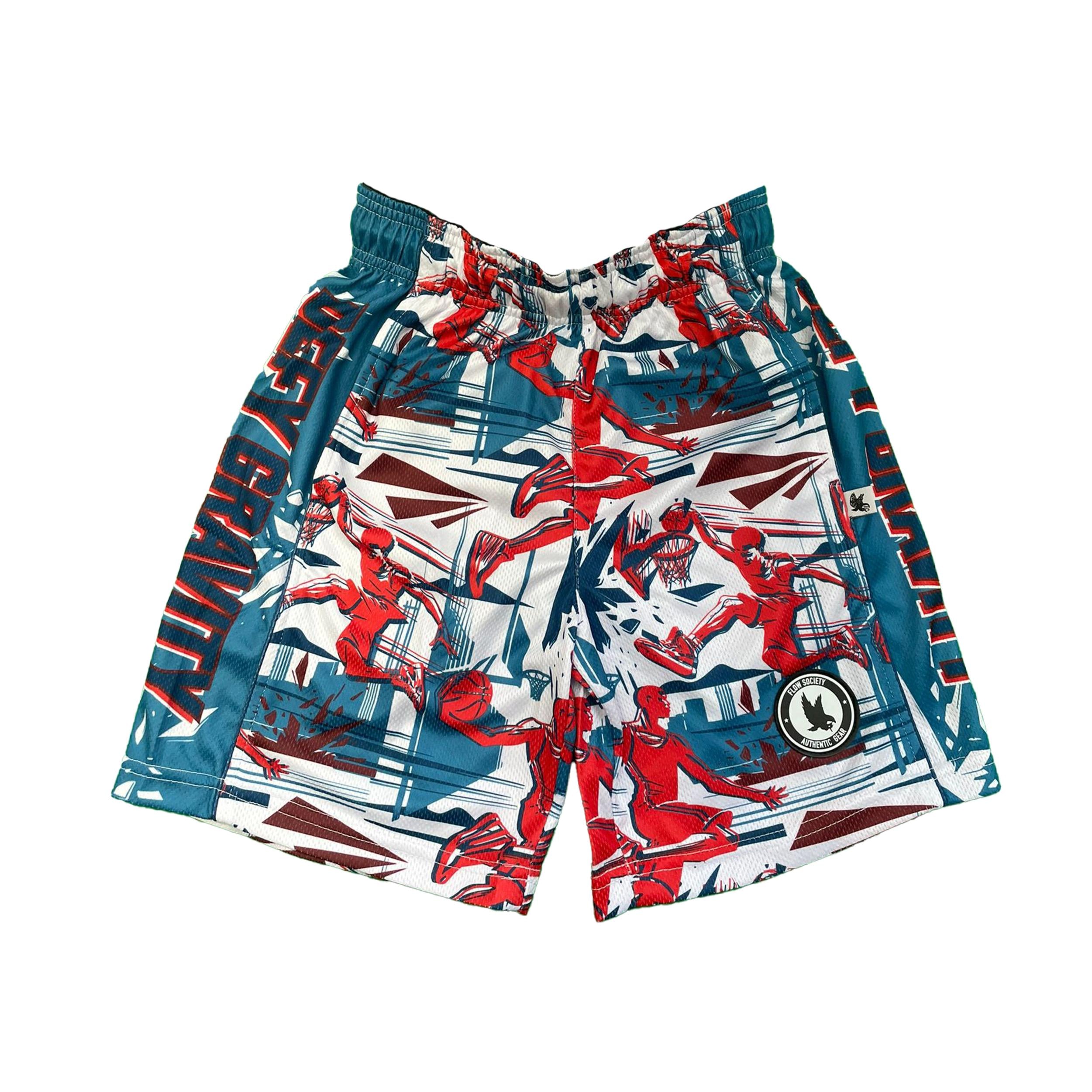 Defy Gravity Boys' Basketball Shorts - High-Performance Athletic Shorts for Youth Basketball & Sports Training