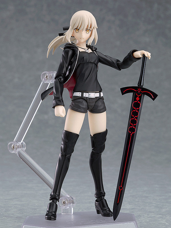 Fate/Grand Order Figma #418 Saber/Altria Pendragon (Alter) Shinjuku Version - Anime Action Figure Collectible for Display & Cosplay