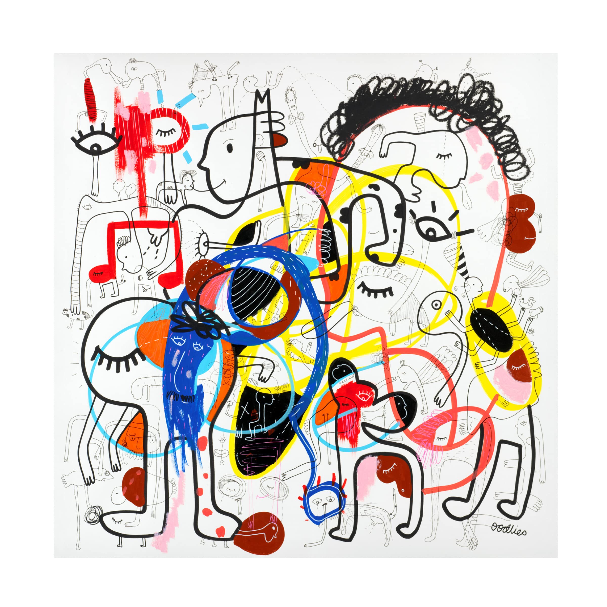 Trademark Fine Art 'When To Stop Googling' Canvas Wall Art by Oodlies - Perfect for Living Room, Bedroom & Office Decor