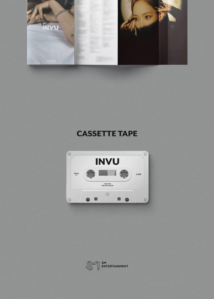 TAEYEON INVU 3rd Album Limited Edition Cassette Tape + 16p Booklet + Tracking Number | Kpop Merchandise | Sealed Collectible | Perfect for Kpop Fans & Music Collectors