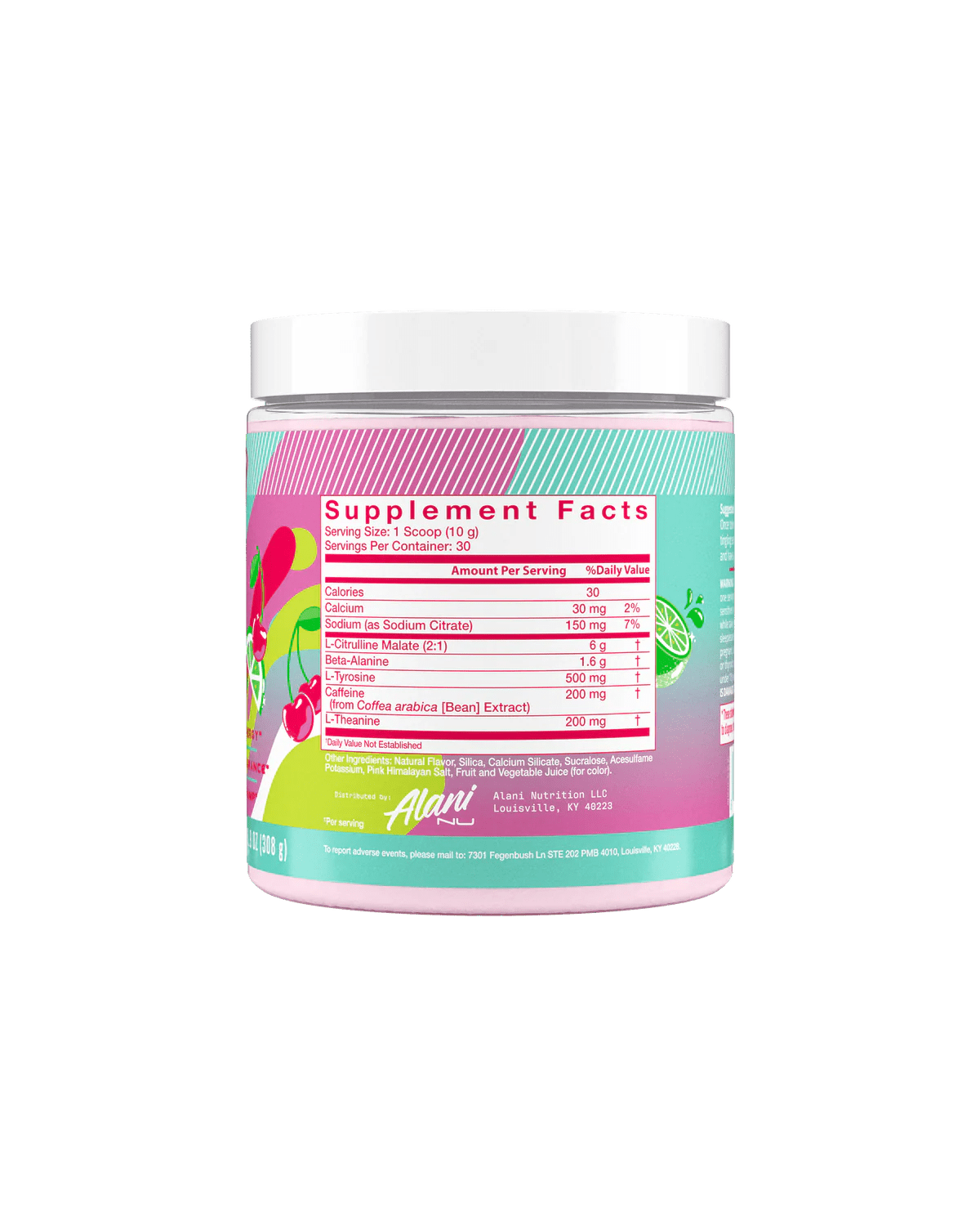 Alani Nu Original Pre Workout Powder - Energy & Focus Booster for Gym, Running & Fitness Training | Berry Lemonade Flavor