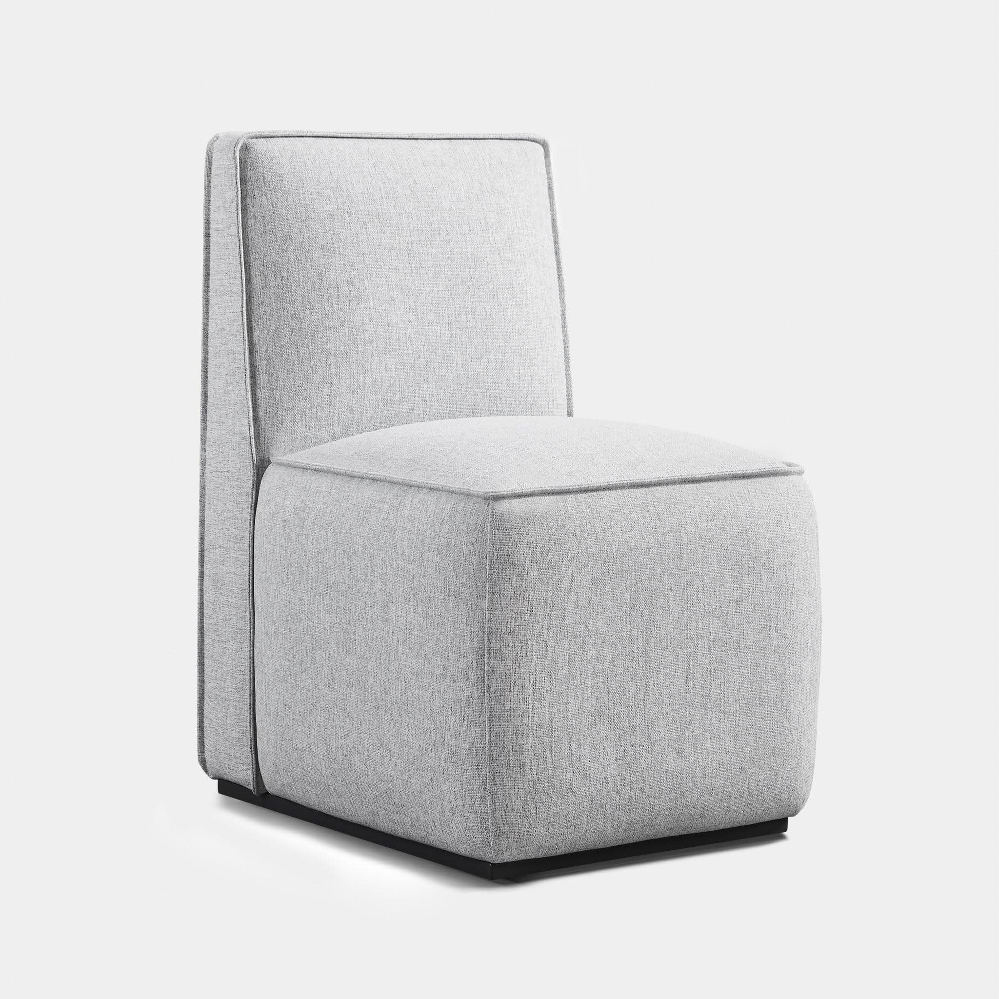 Santorini Outdoor Armless Dining Chair - Weather-Resistant Patio Furniture for Garden, Poolside, and Backyard Dining