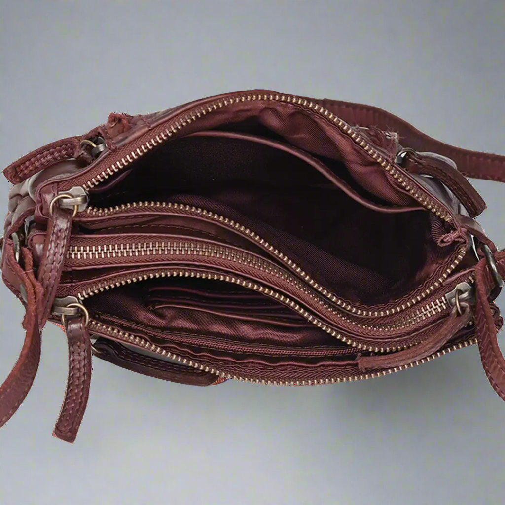 MET Crossbody Braided Bag for Women - Stylish Leather Shoulder Purse with Adjustable Strap, Perfect for Travel, Shopping & Everyday Use