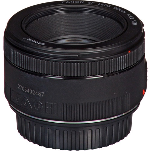 Canon EF 50mm f/1.8 STM Lens - Fast Prime Portrait Lens for DSLR Cameras | Perfect for Low Light Photography, Street Photography & Video Shooting