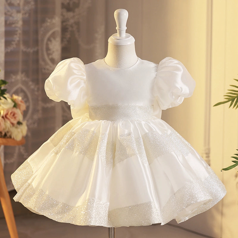 Adorable Girls Puffy Birthday Dress - Flower Girl Wedding Princess Gown for Special Occasions | Perfect for Birthday Parties, Weddings, and Pageants