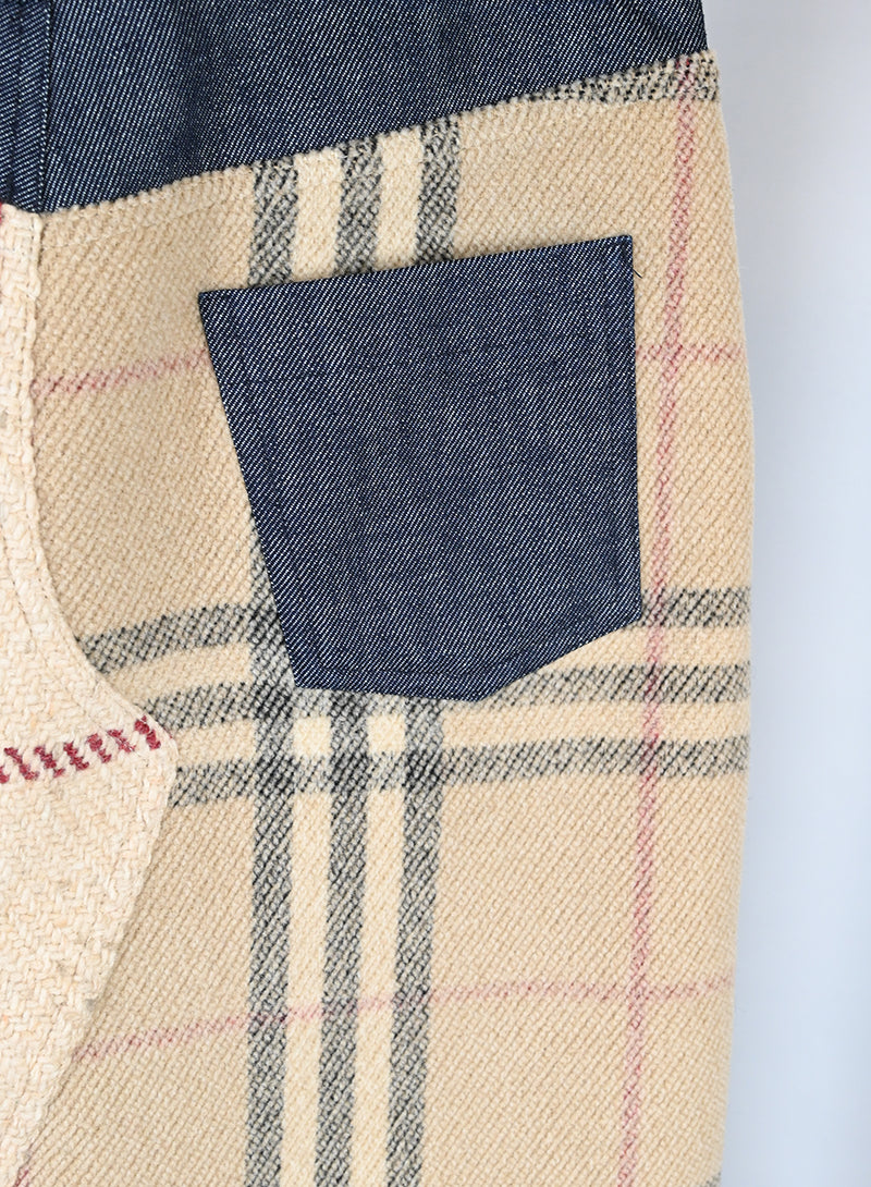 Burberry Check Longuette Skirt Size 42 - Classic Plaid Design for Women | Perfect for Office, Parties & Casual Outfits
