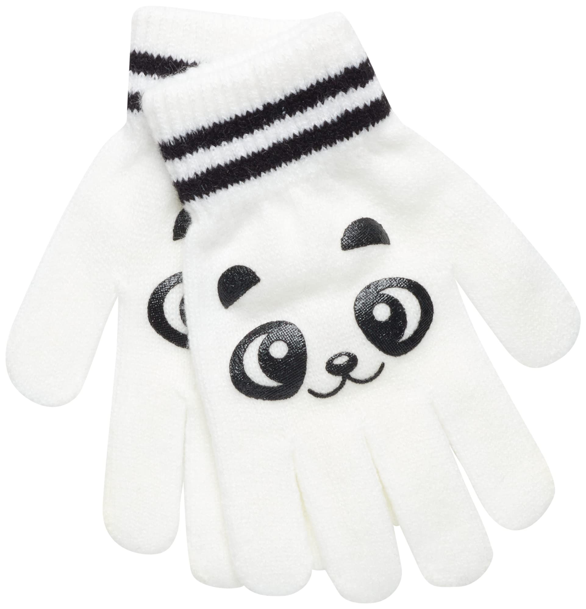 Girls Critter Winter Hat and 2 Pair Gloves Set for Toddler & Little Girls - Cozy Animal Ear Accessories for Snow Play & Outdoor Adventures
