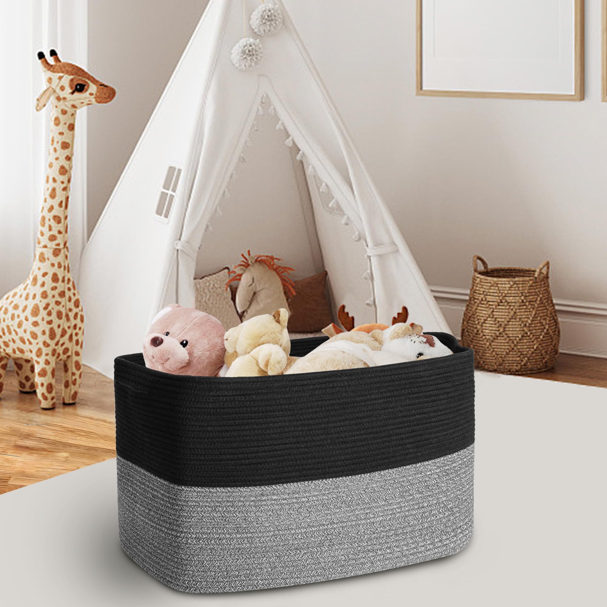 Large Woven Storage Basket 24
