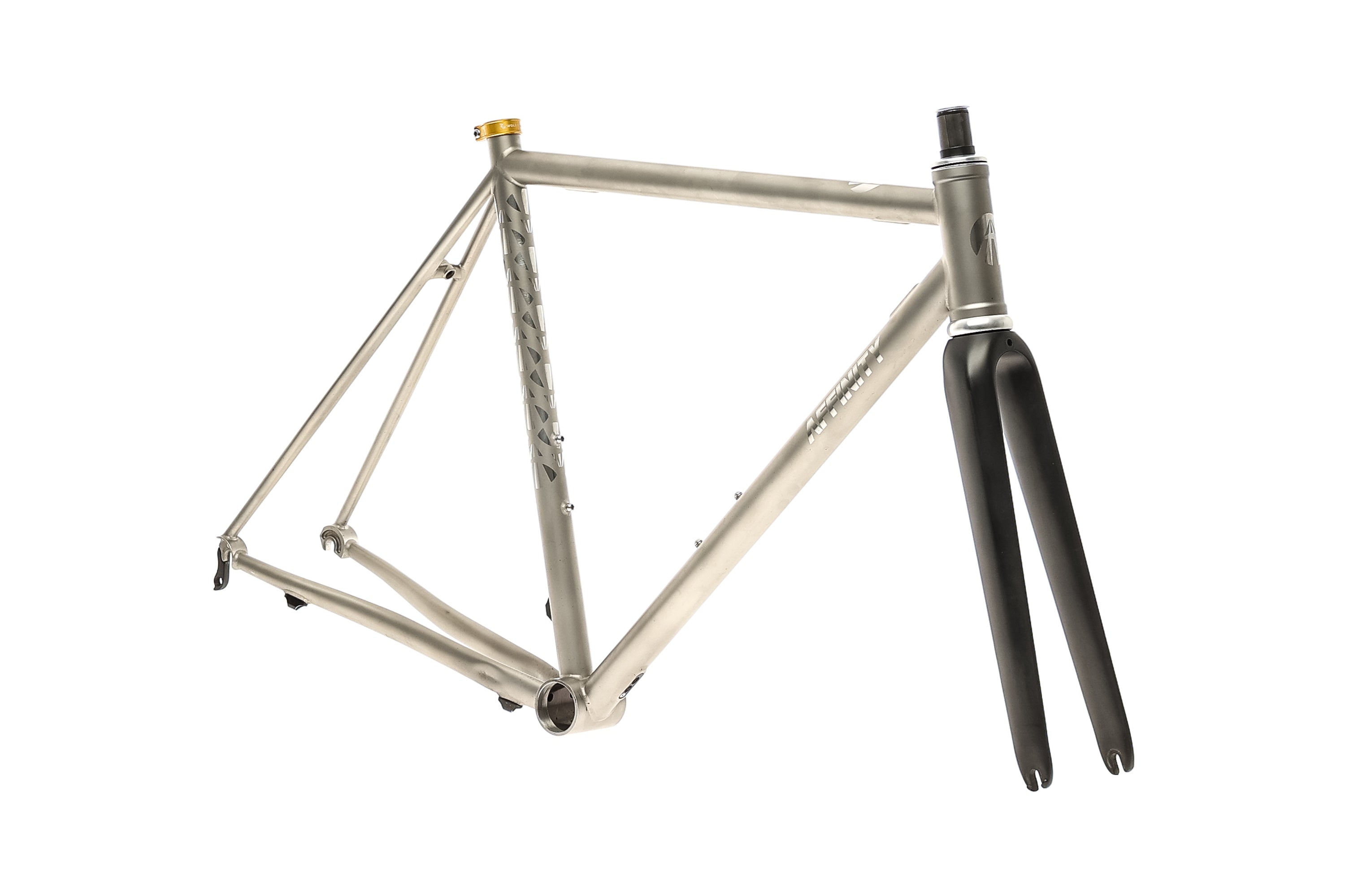 Affinity Cycles Anthem Custom Stainless Steel Road Bike Frameset - Medium Size (2022 Model) | Perfect for Road Racing, Commuting & Endurance Cycling