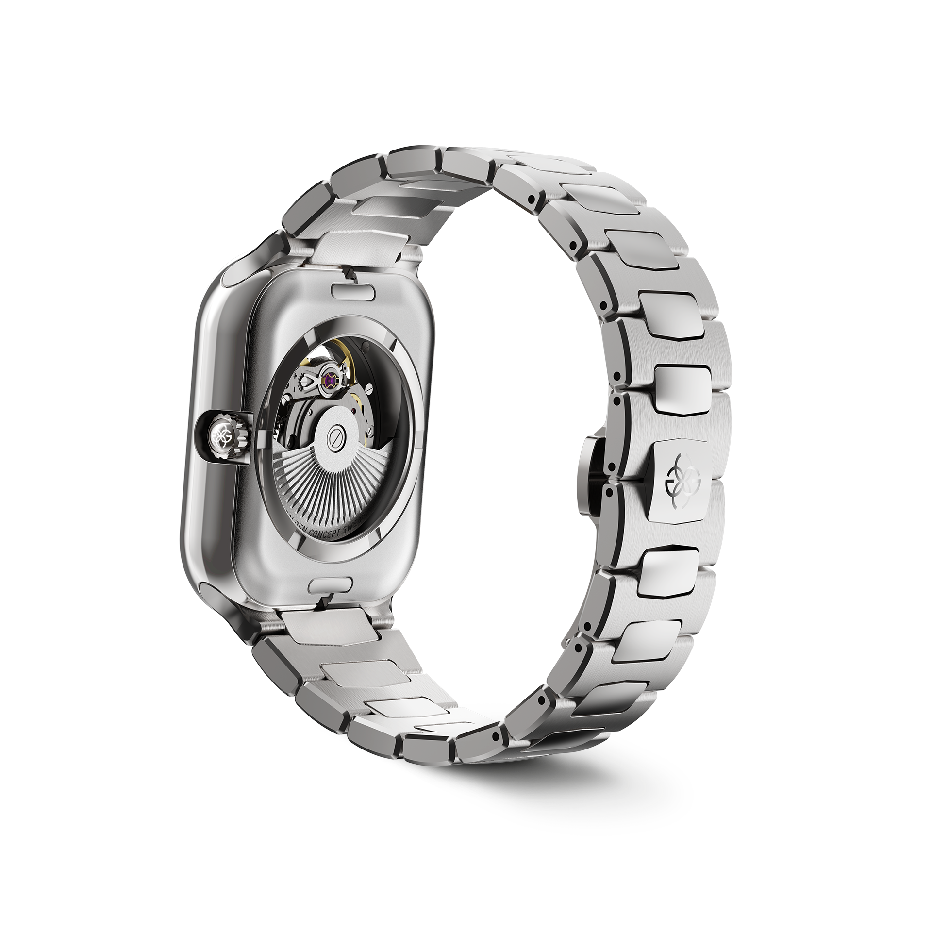 Automatic Skeleton Watch for Men - Stainless Steel Mechanical Watch with Transparent Case - Perfect for Business, Casual & Formal Occasions