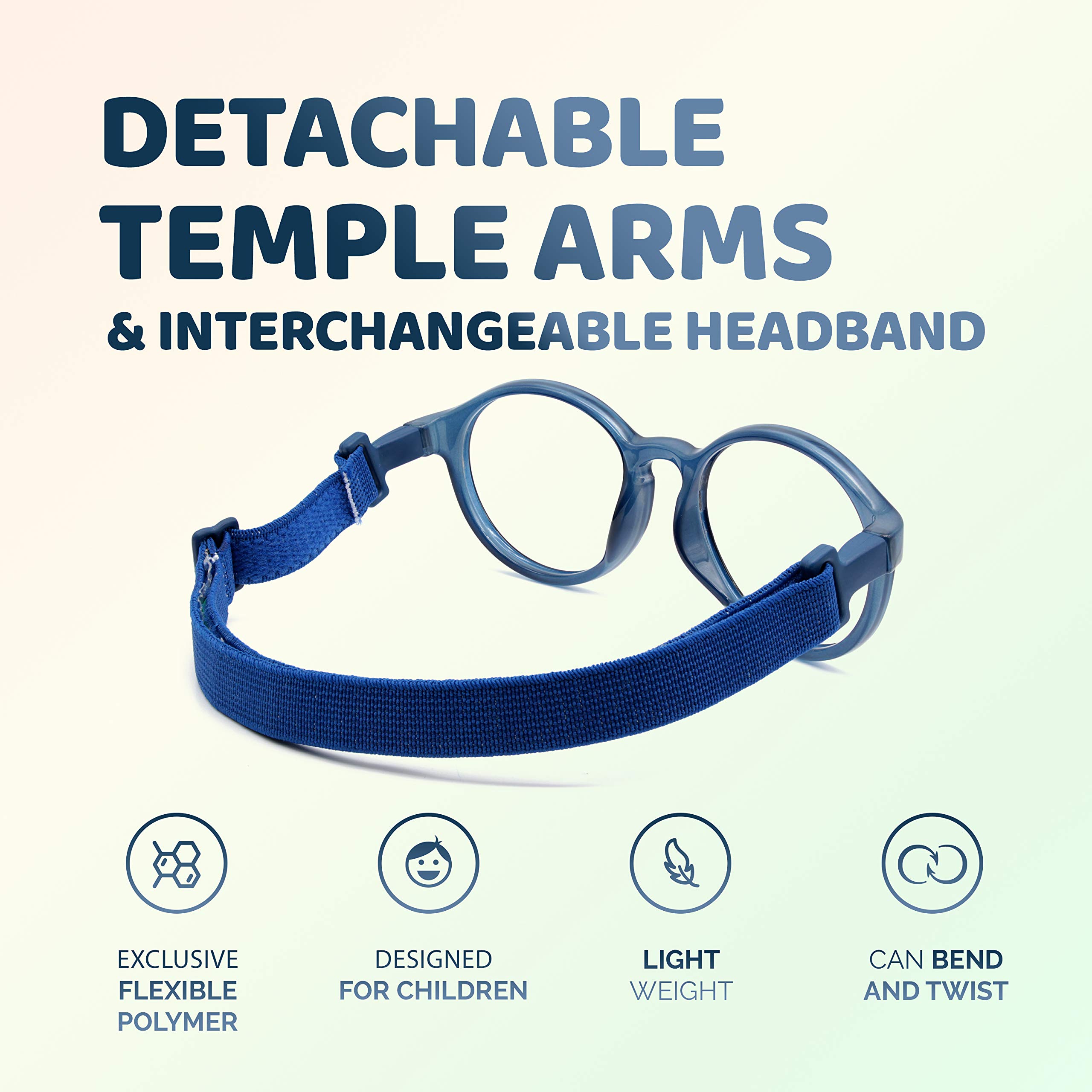 Unbreakable Kids Glasses - Flexible & Durable Children's Eyewear for Active Lifestyles - Tempo 3001 - Perfect for School, Sports, and Everyday Adventures