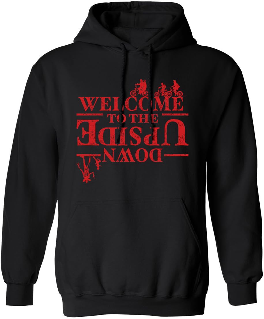 New York Fashion Police The Upside Down Shadow Monster Fleece Hoodie - Unisex Pullover for Men & Women | Cozy Streetwear for Halloween, Cosplay & Casual Wear
