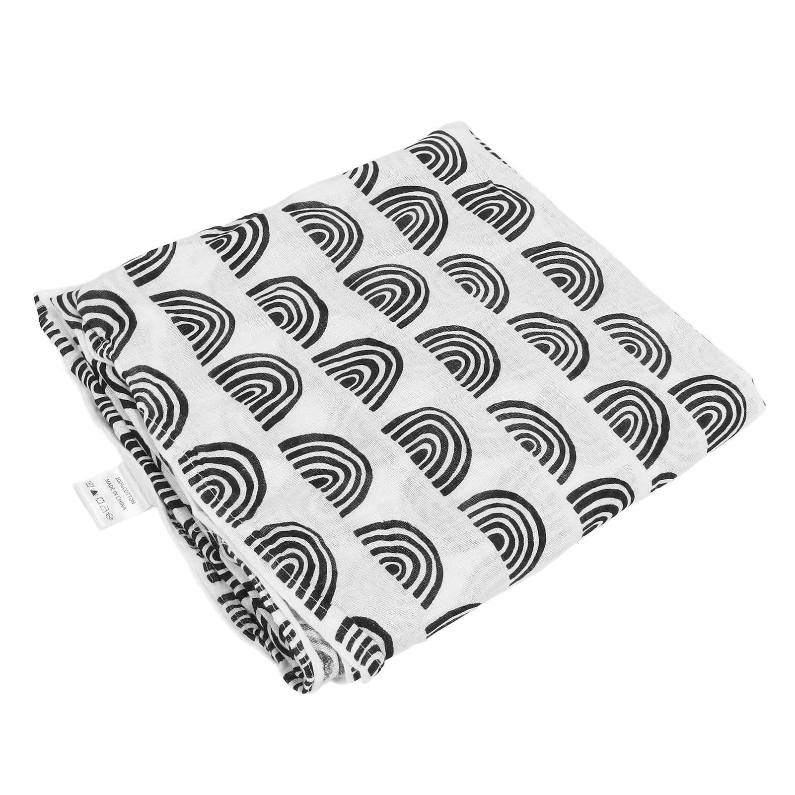 CHICIRIS Soft Cotton Baby Receiving Blankets & Swaddle Blankets for Newborns - Perfect Baby Shower Gift for Boys & Girls - Ideal for Nursery, Stroller & Daily Use (SMT098-S93)