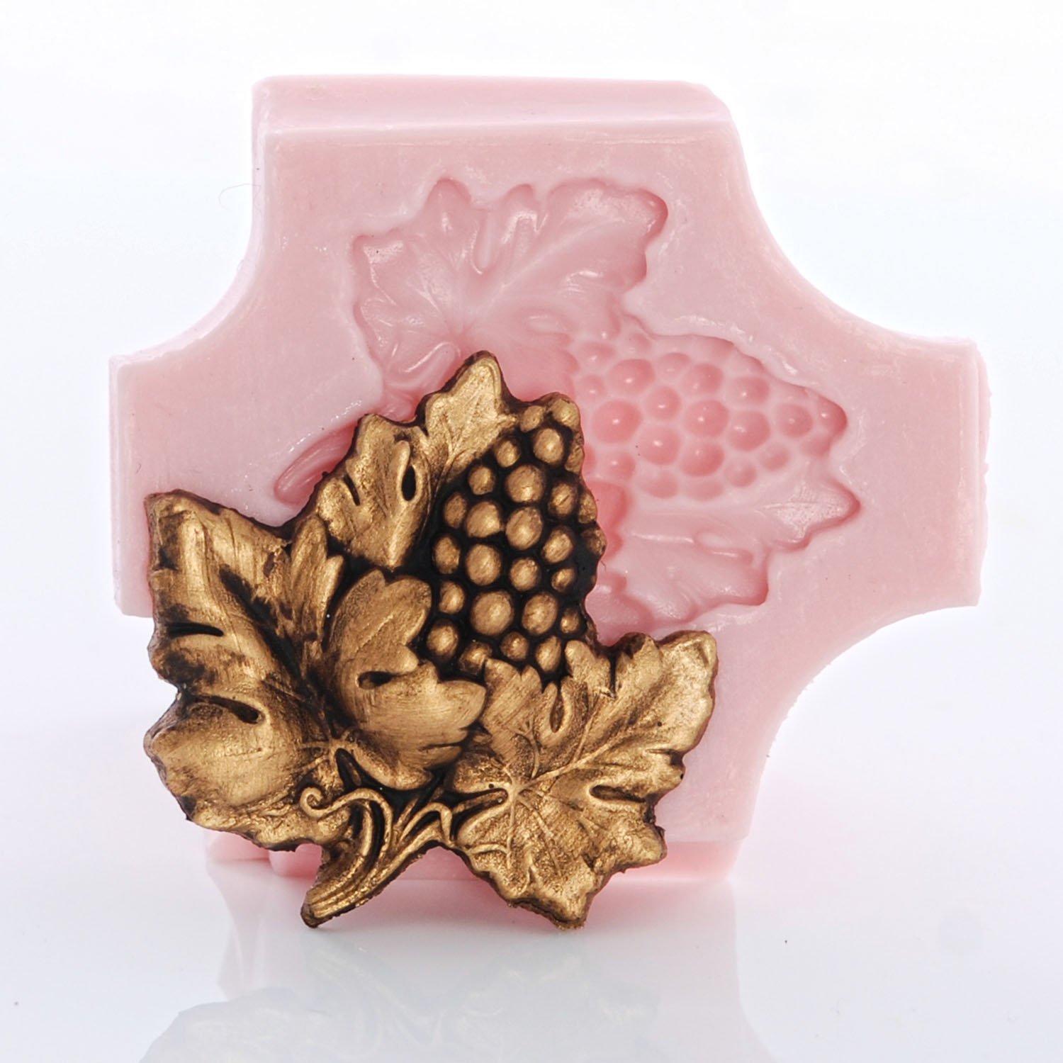 Grape Leaf Silicone Mold - Food Safe for Fondant, Chocolate, Candy, Resin & Polymer Clay - Perfect for Cake Decorating, DIY Crafts & Homemade Candies