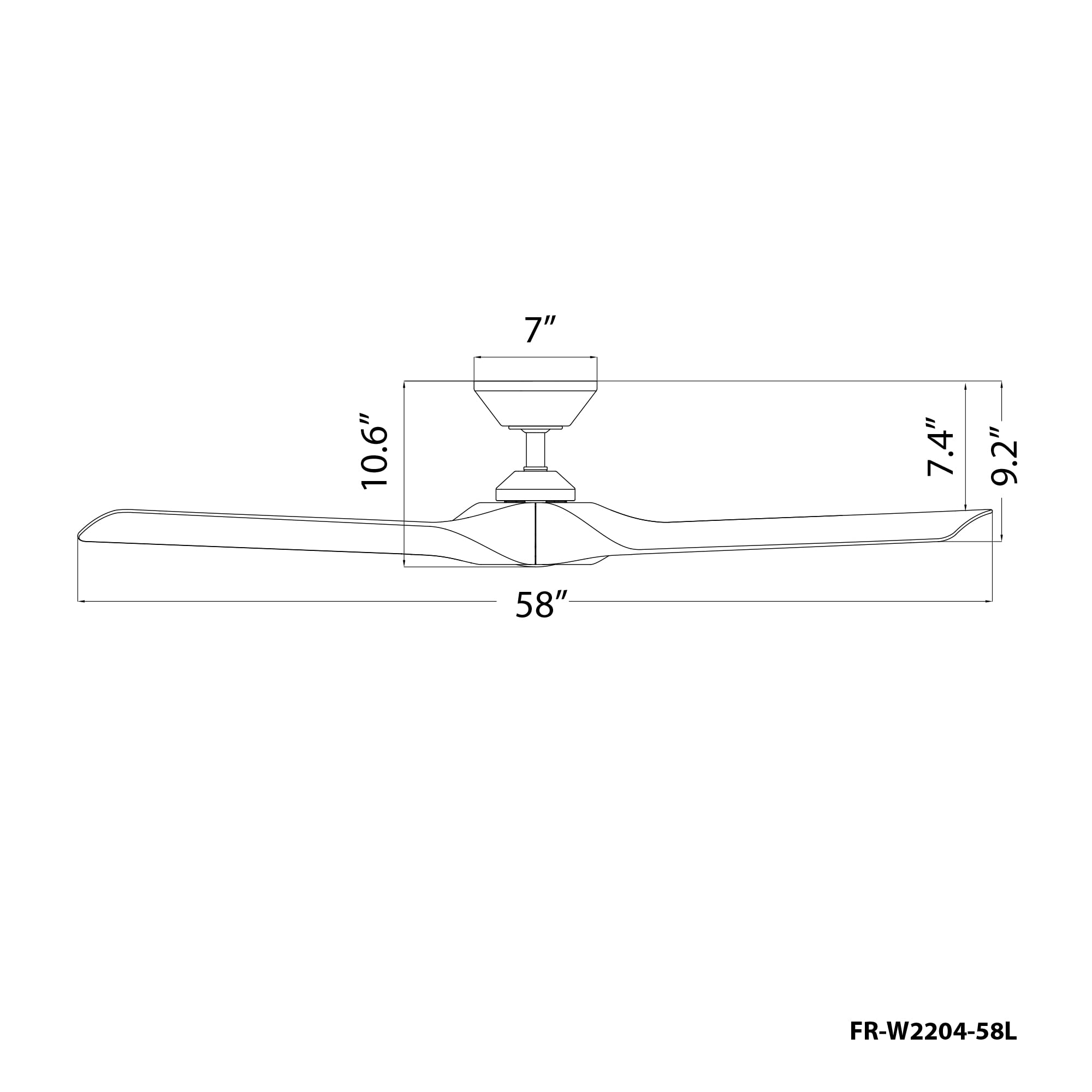 Torque Smart 58-Inch 3-Blade Ceiling Fan with Remote Control, Satin Brass/White Finish, Alexa-Compatible, iOS & Android App Integration - Perfect for Living Rooms, Bedrooms, and Patios