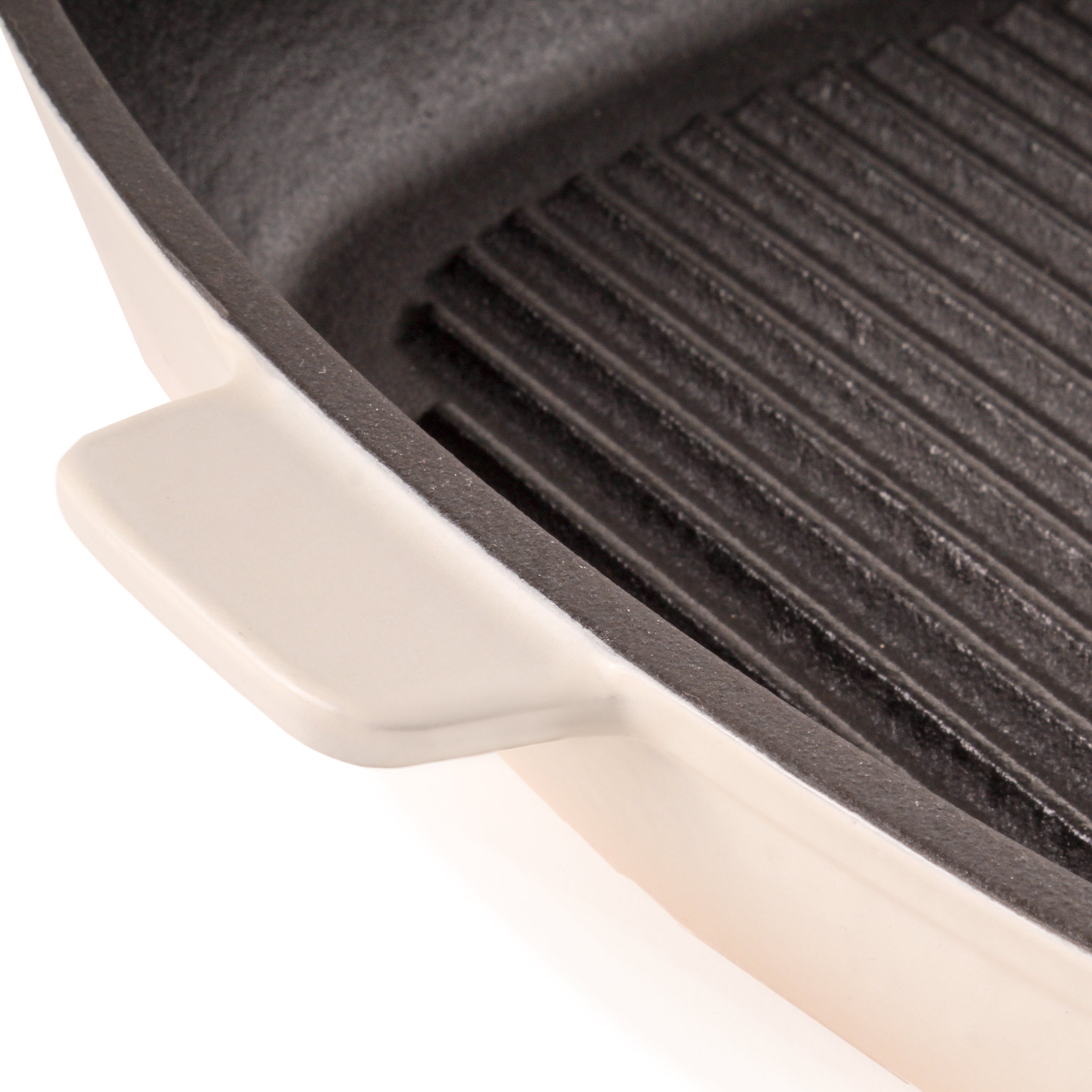 BergHOFF Neo Cast Iron Square Grill Pan 11 Inch - Premium Heavy Duty Grill Pan for Steak, Chicken & Vegetables - Perfect for Indoor & Outdoor Cooking, Camping & BBQ Parties