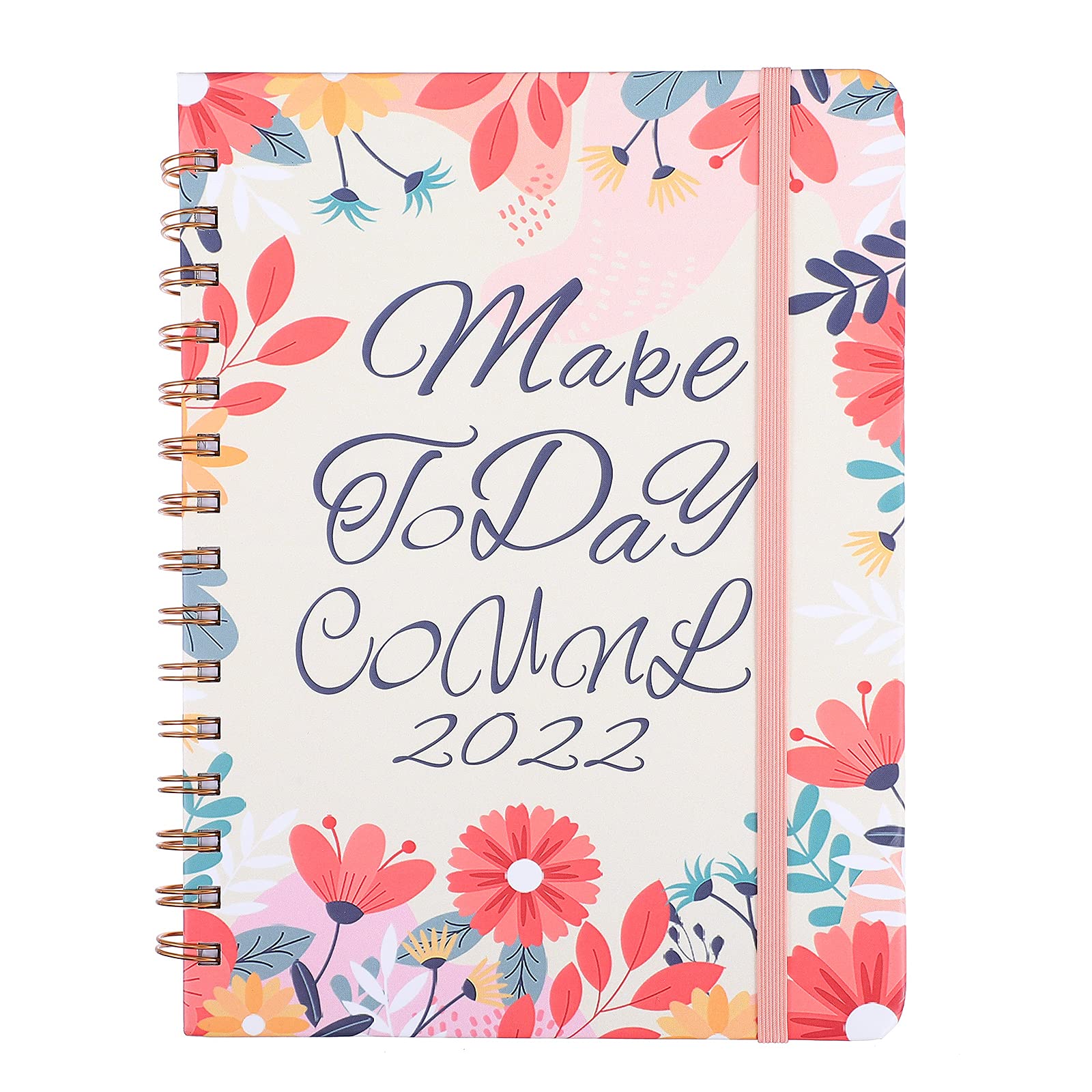 ABOOFAN 2022 Planner Notebook - Daily Weekly Monthly Schedule Organizer, Productivity Journal for Work & School, Perfect Gift for Students & Professionals (Party Favors, Office Supplies, Study Planner)
