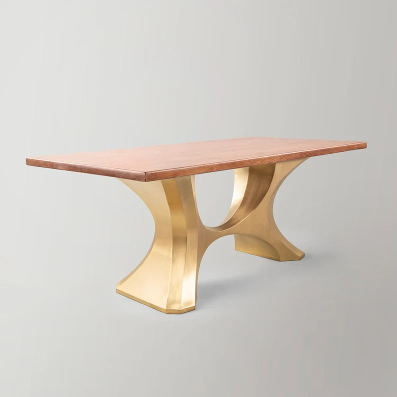 Luxury Gold Table Base 310 Hoshi 28H - Elegant Dining & Living Room Furniture for Home Decor