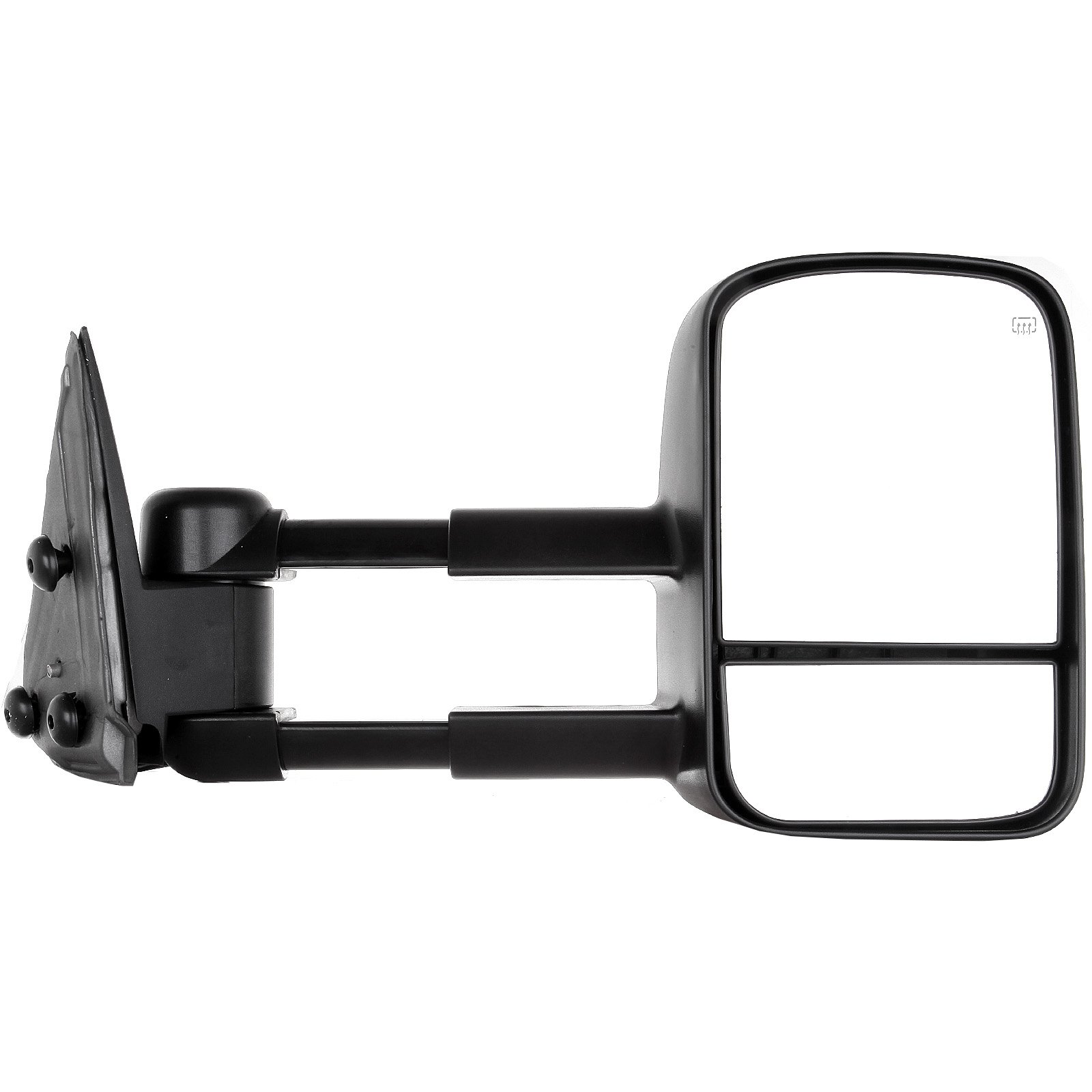 Power Heated Towing Mirrors for 2002 Chevy Avalanche 1500/2500, 1999-2002 Chevy Silverado 1500/2500 & GMC Sierra 1500/2500 - Black Left/Right Side Mirrors - Perfect for Towing, Camping & Off-Road Adventures