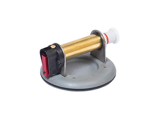 Raimondi 150MM Single Vacuum Suction Cup with Hard Case - LTVSC for Glass Installation, Window Cleaning, and Tile Lifting | Heavy-Duty Construction Tool