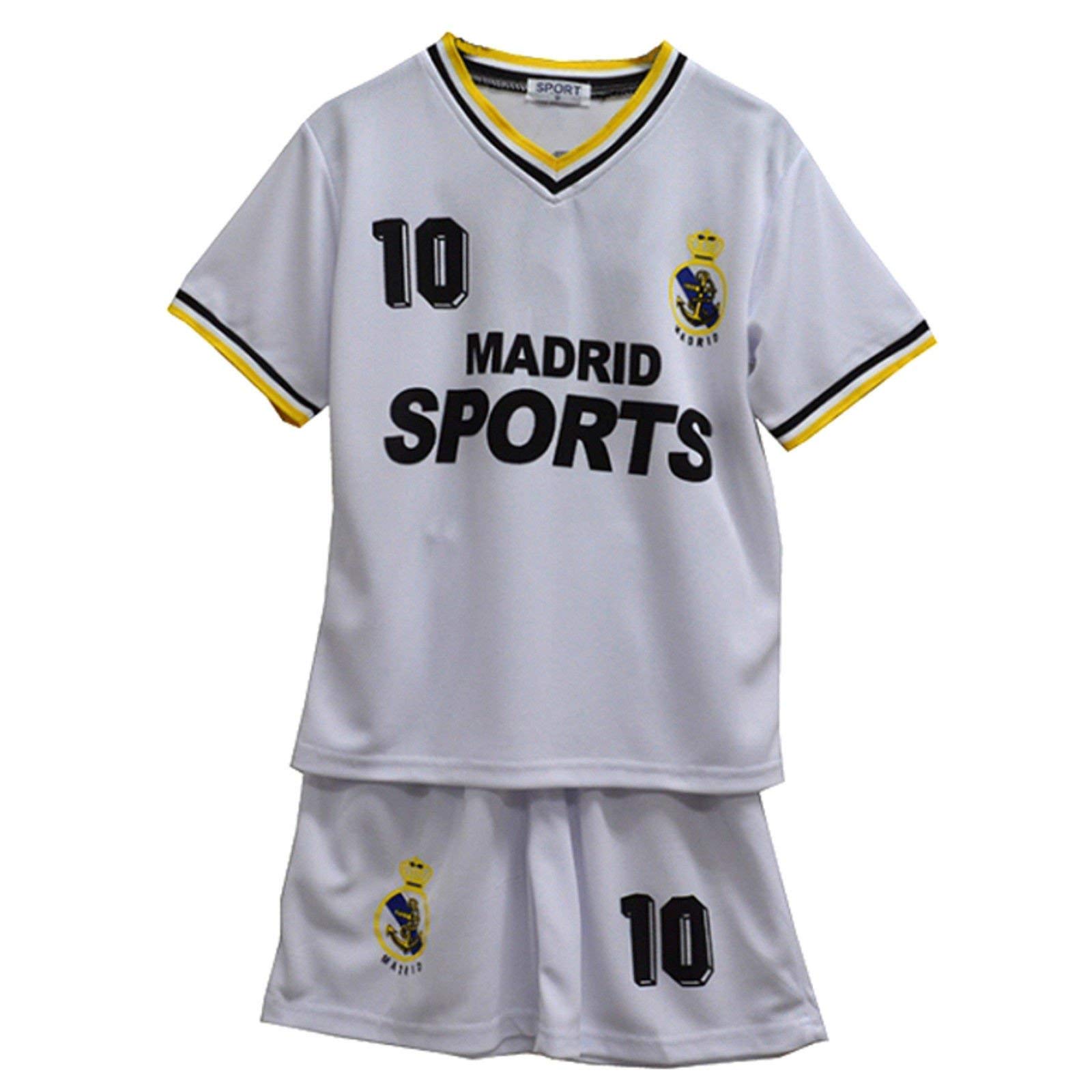 **Boys & Girls Football Kit Set - Summer Shorts & Top Vest - Size 2-14 for Kids - Perfect for Soccer Practice & Summer Sports**