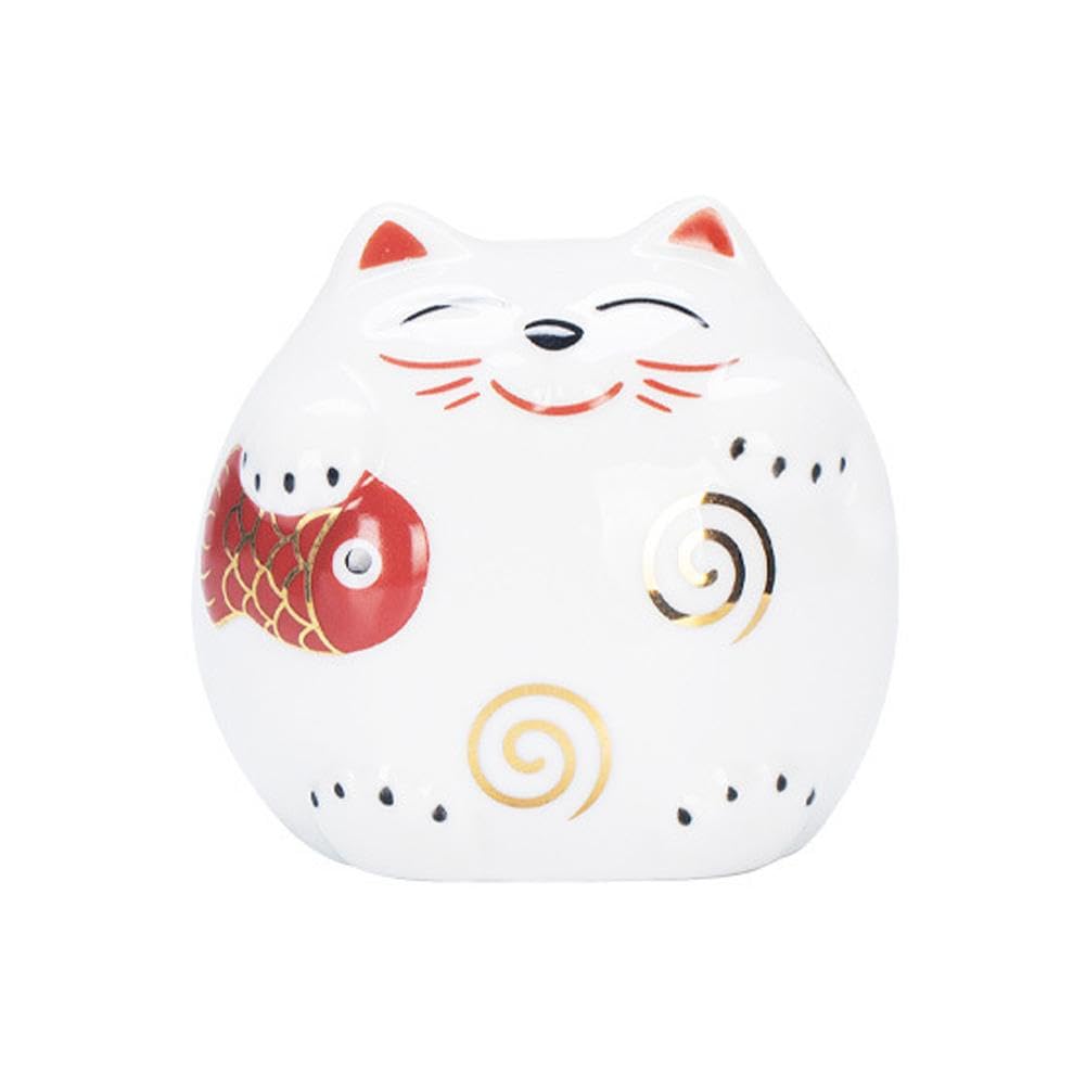 Ceramic Cat Toilet Bolt Caps - 2PCS Fun Cat-Themed Bathroom Decorative Covers for Toilet Floor Bolts - Perfect for Pet Lovers' Home & Bathroom Renovation Projects