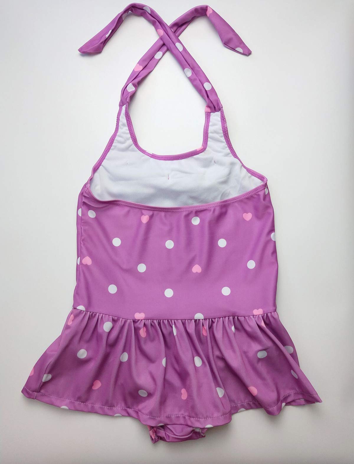 Jastore Girls One Piece Swimsuits for Kids - Cute Floral Print Bathing Suit with Matching Headband for Beach, Pool & Summer Vacations