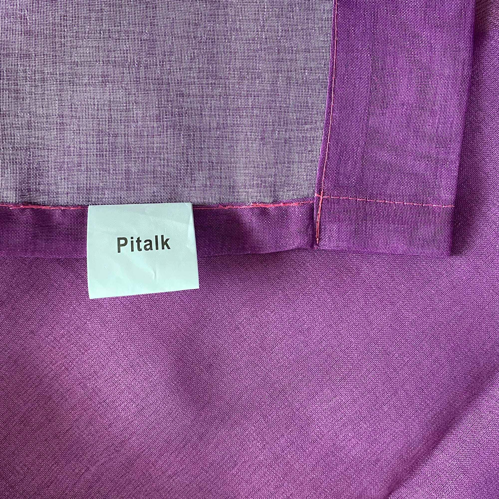 Pink and Purple Ombre Sheer Curtains for Girls Bedroom - 2 Panels Set, 84 Inch Length, Cute Princess Style for Kids Nursery & Teen Room Decor - Perfect for Windows, Dorm, Playroom & Princess-Themed Parties
