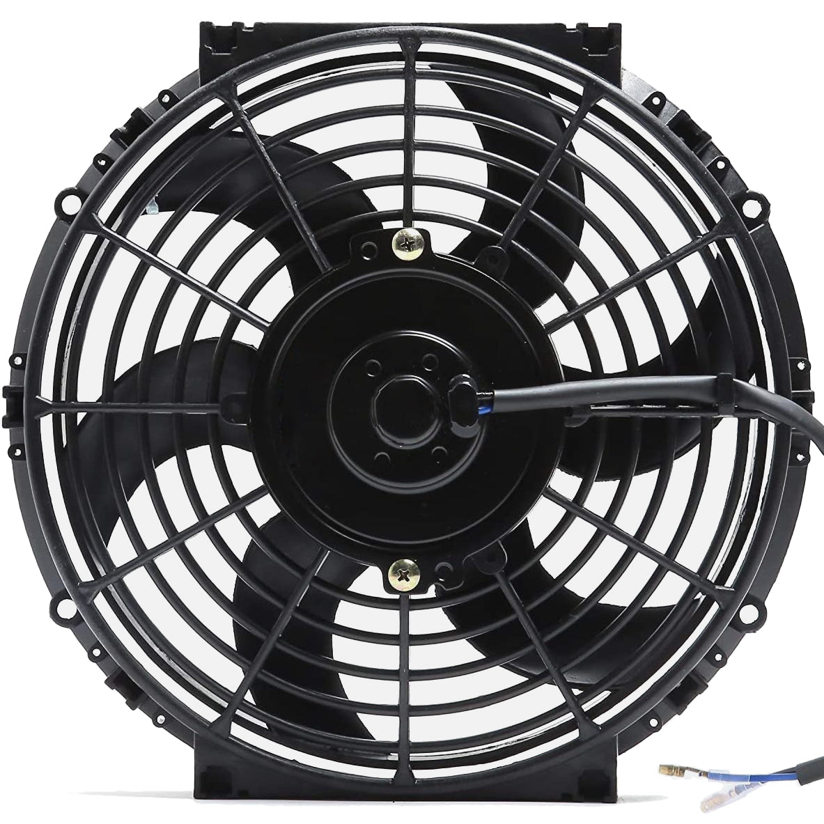 Dual 10/11 Inch 130W Radiator Fan Kit with Adjustable Thermostat Switch - Perfect for Car Cooling, PC Overclocking & Home Ventilation Systems