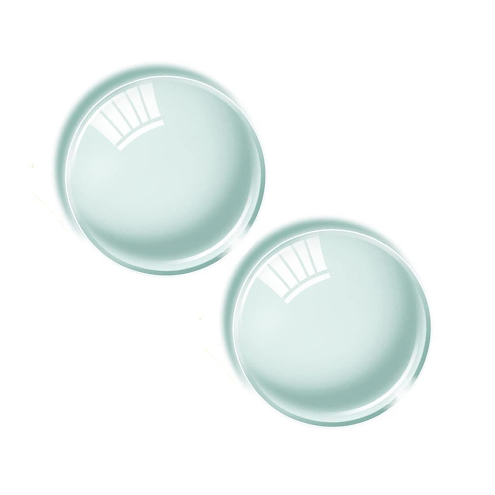 4 Pack Biconvex Lenses for Google Cardboard VR Headset - 37mm x 45mm Virtual Reality Lens Kit for DIY VR Goggles & Smartphone 3D Viewing