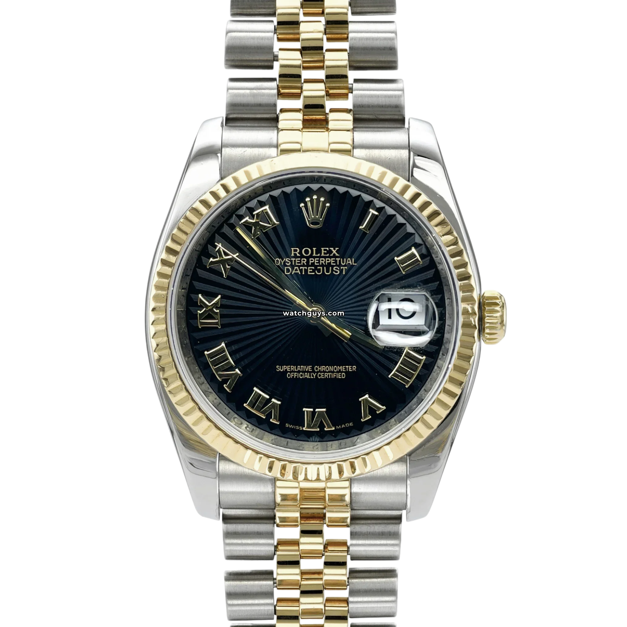 Rolex Datejust 116233 Men's Watch - Black Sunburst Dial & Jubilee Bracelet - Luxury Dress Watch for Business & Formal Occasions