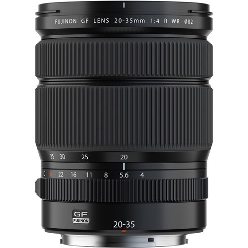 FUJIFILM GF 20-35mm F4 R WR Weather-Resistant Wide-Angle Zoom Lens for GFX Cameras - Perfect for Landscape, Architecture & Travel Photography