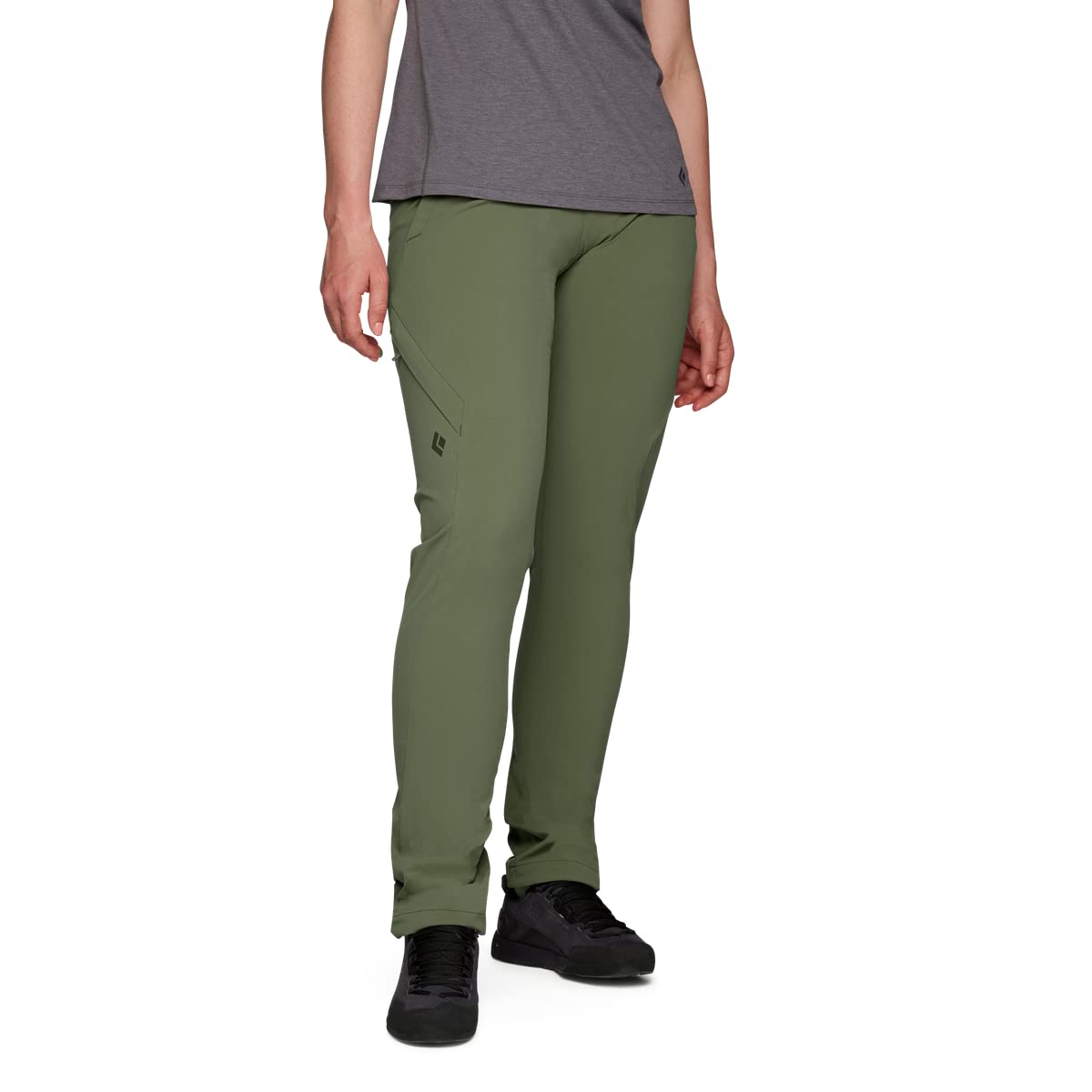 Black Diamond Women's Straight Leg Hiking Pants - Lightweight, Quick-Dry & Durable Outdoor Adventure Pants for Hiking, Camping & Travel