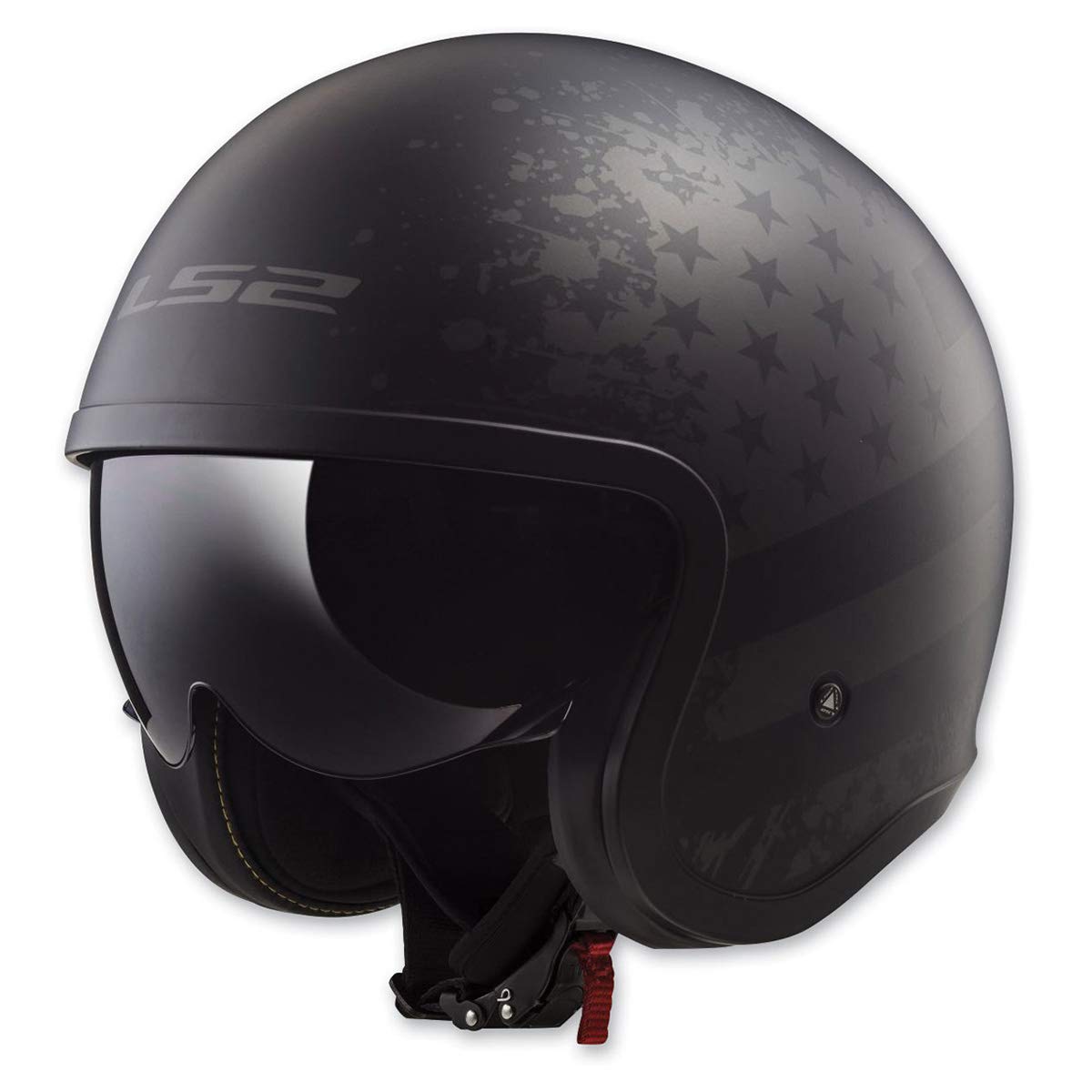 LS2 Open Face Spitfire Motorcycle Helmet - DOT Certified Lightweight Street Bike Half Helmet for Men & Women - Perfect for Cruiser, Scooter & Urban Riding