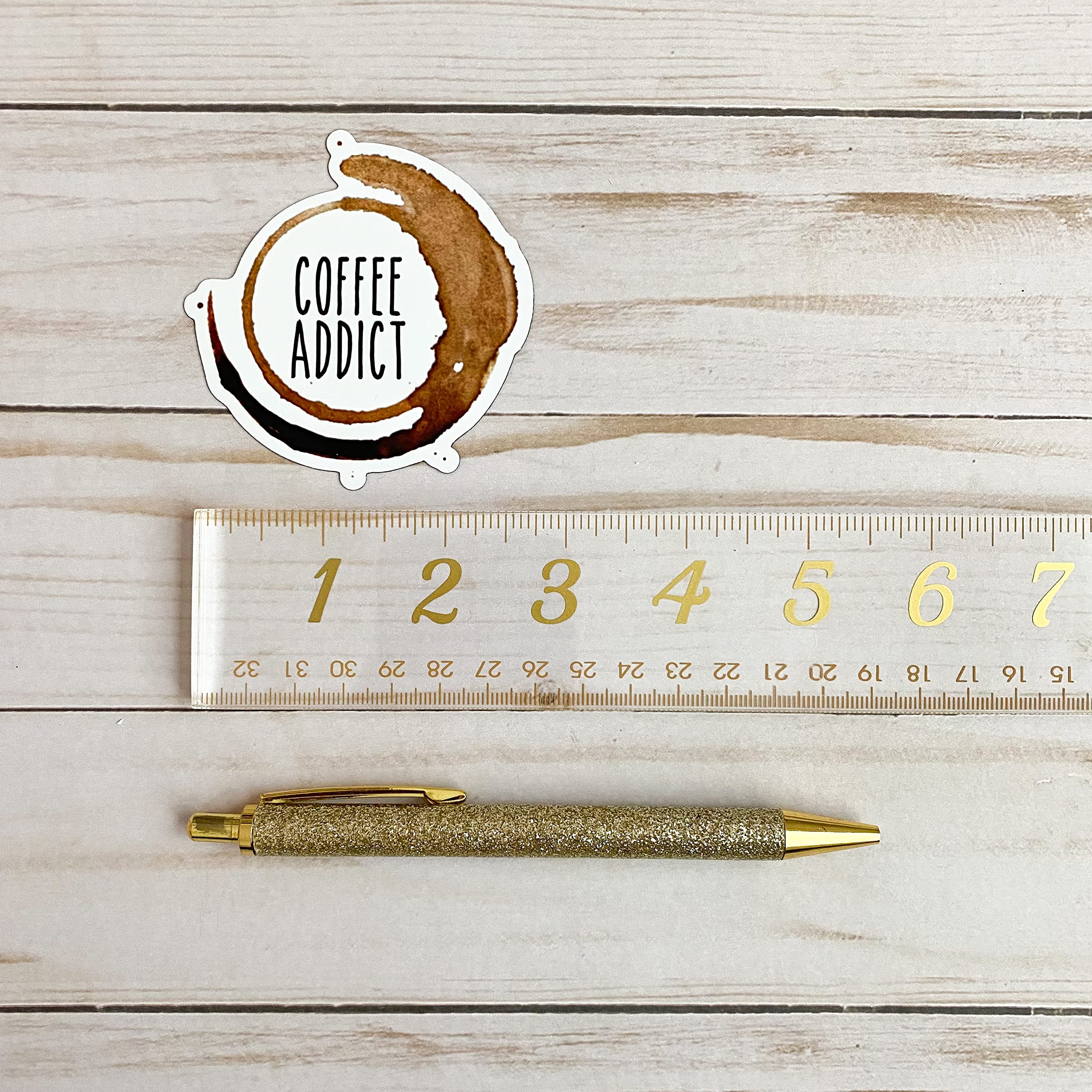 Strong Coffee Lover Fridge Magnets - Funny Coffee Addict Refrigerator Magnets for Kitchen Decor, Office & Gifts - Perfect for Coffee Enthusiasts & Baristas