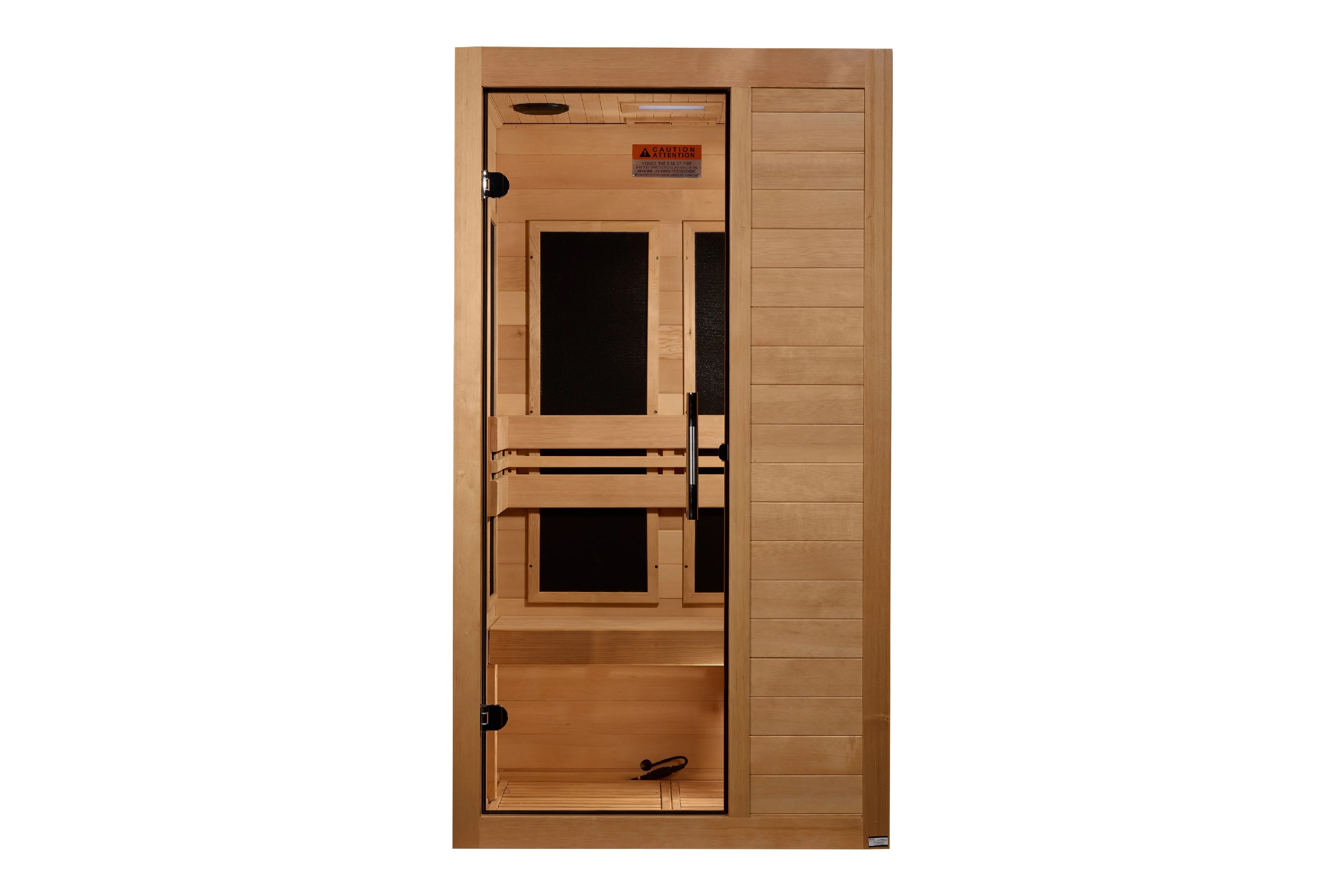 Maxxus S Line 1-2 Person Ultra Low EMF FAR Infrared Sauna for Home Spa & Wellness - Detox, Relaxation & Muscle Recovery (Summer Sale)
