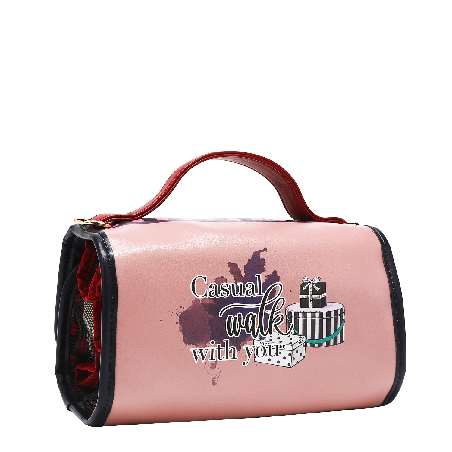 Hanging Cosmetic Travel Bag - Waterproof Makeup Organizer with Multiple Pockets for Toiletries, Perfect for Travel, Gym, and Daily Use