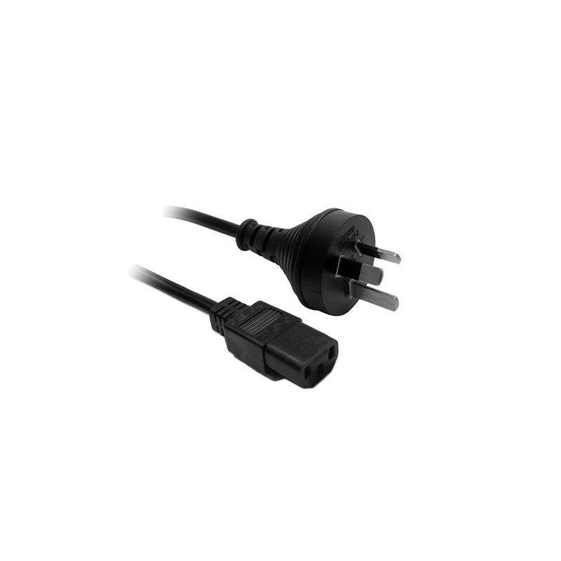 Dynamix 3 Pin Plug to IEC C13 Female Power Cord 10A 5M Black - Perfect for Computers, Servers & Office Equipment Power Supply