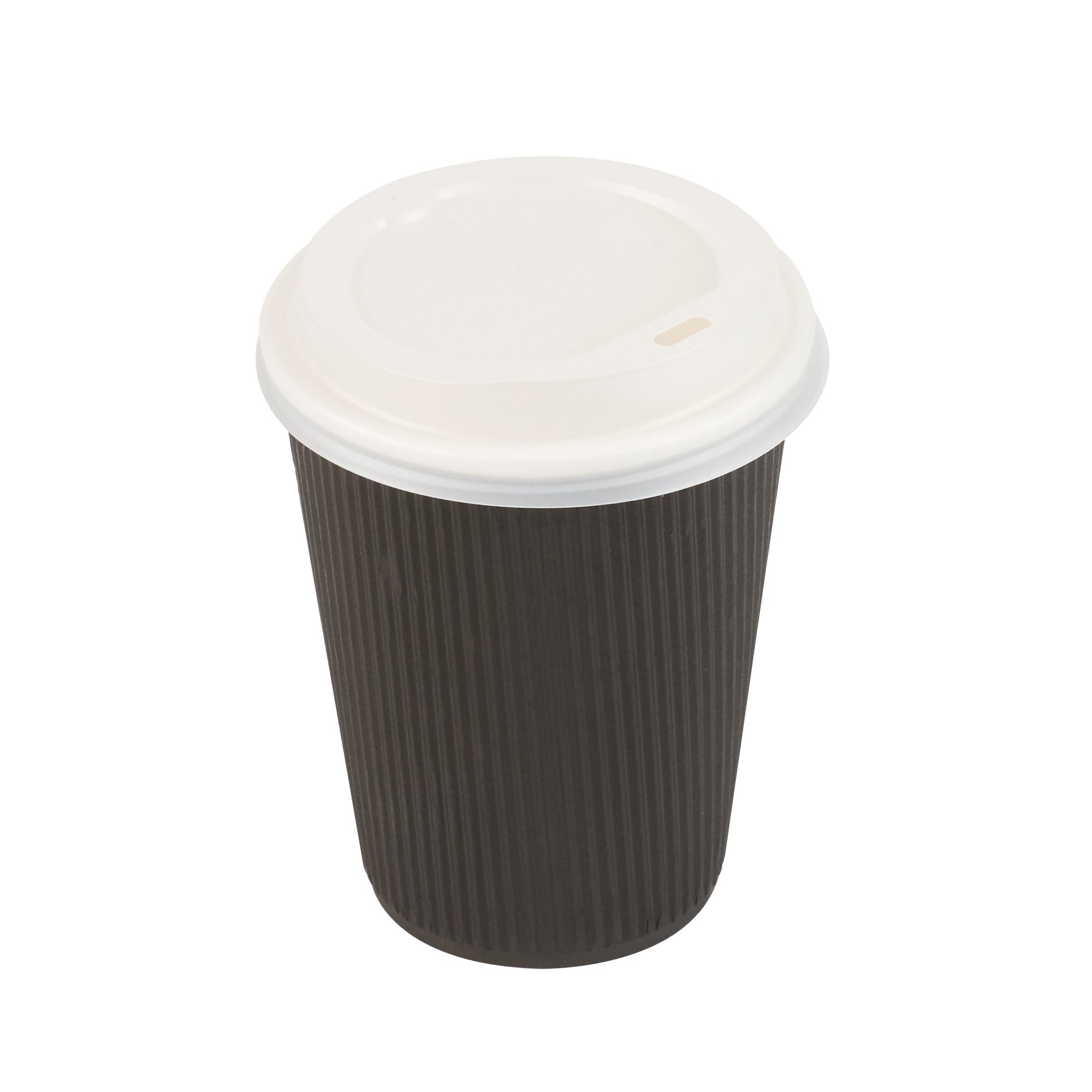 Eco-Friendly White PLA Compostable Coffee Cup Lids - Fits 8oz, 12oz, 16oz & 20oz Cups - 500 Count Bulk Box - Perfect for Coffee Shops, Cafés & Takeout Restaurants