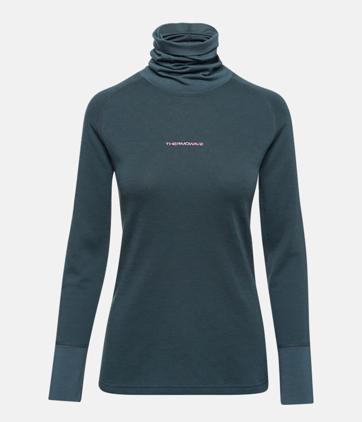 Women's Merino Wool Xtreme Thermal Long Sleeve Turtleneck Shirt for Winter Hiking & Outdoor Activities