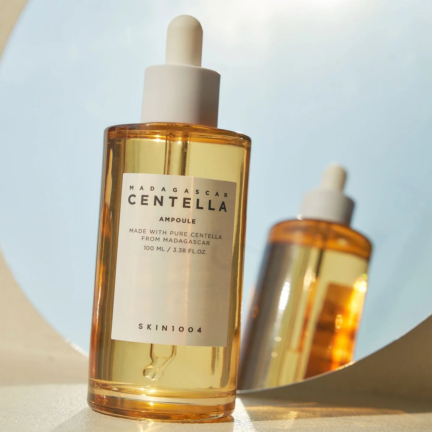 SKIN1004 Madagascar Centella Ampoule 55ml - Soothing Facial Serum for Sensitive Skin, Hydrating & Calming Treatment - Perfect for Daily Skincare Routine & Post-Procedure Recovery
