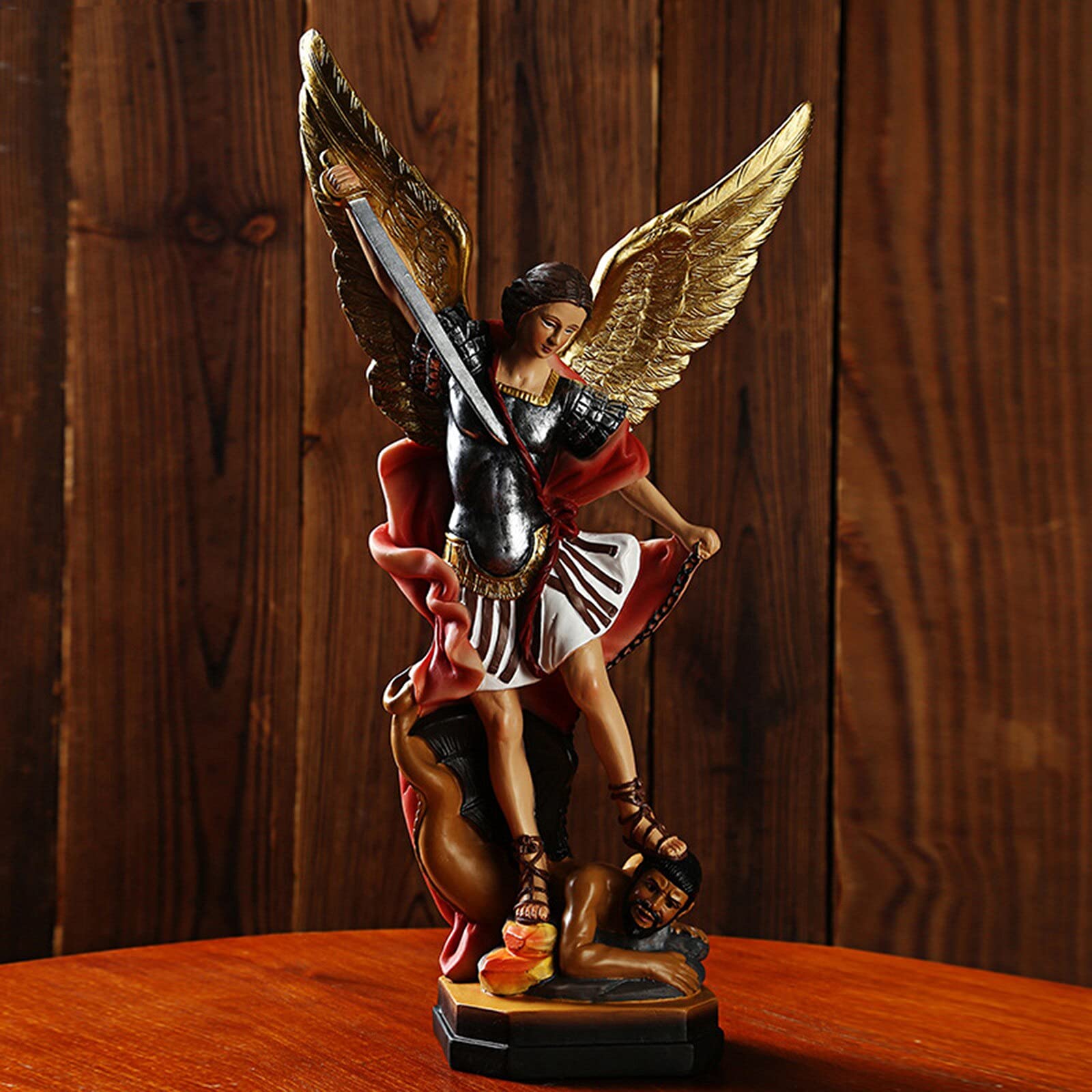 Christian Catholic Church Statue Collectible Figurine - 12.9 Inch Religious Home & Office Decor, Perfect Gift for Baptism, First Communion & Wedding (Ideal for Altar, Bookshelf or Desk Display)
