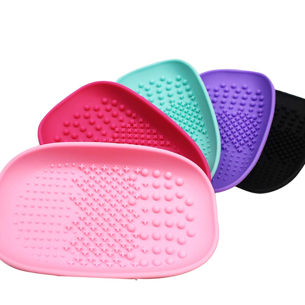 1 Piece Silicone Makeup Brush Set - Soft Silicone Foundation Brush & Scrub Pad for Flawless Makeup Application - Perfect for Liquid Foundation, Cream Blush & Exfoliating Skin Care Routine