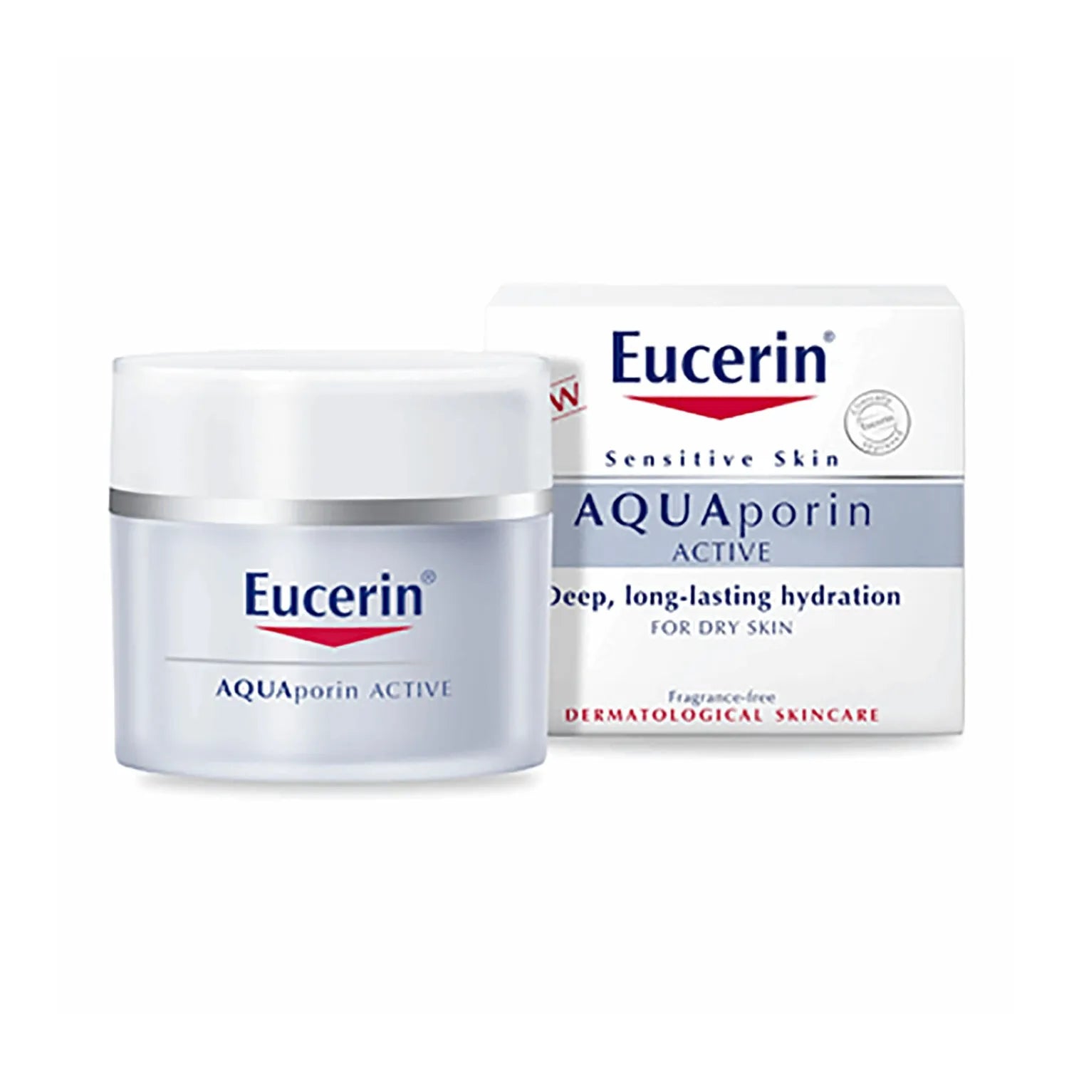 Eucerin Aquaporin Active Moisturizing Cream for Dry Skin – 50ml Hydrating Face & Body Lotion | Ideal for Daily Skincare Routine & Winter Care