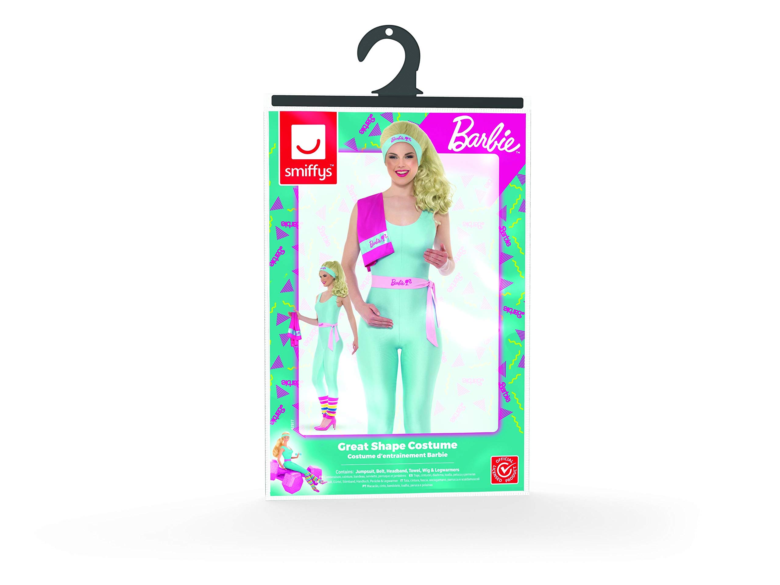 Smiffy's Barbie Costume for Kids - Pink Dress & Accessories for Halloween, Dress-Up & Birthday Parties