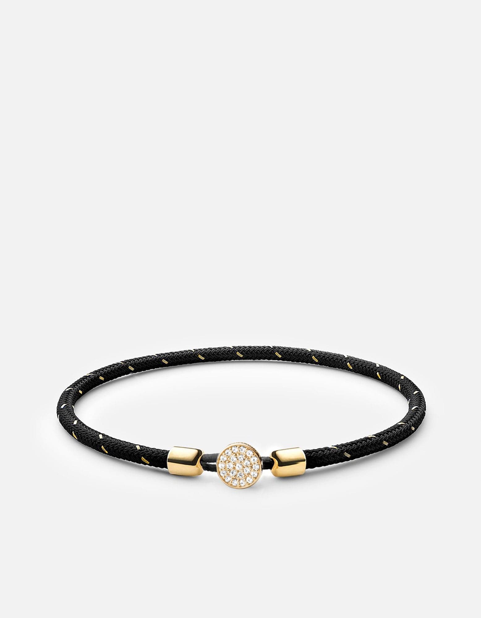Nexus Rope Bracelet - 14K Gold Plated Pavé Beaded Bracelet for Women | Elegant Jewelry Gift for Birthday, Anniversary & Special Occasions | Perfect for Date Night, Parties & Everyday Wear